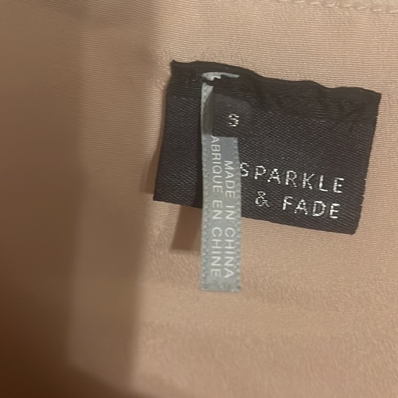 Sparkle & Fade - small- from Urban Outfitters- navy- taupe- red dress - Picture 4 of 9